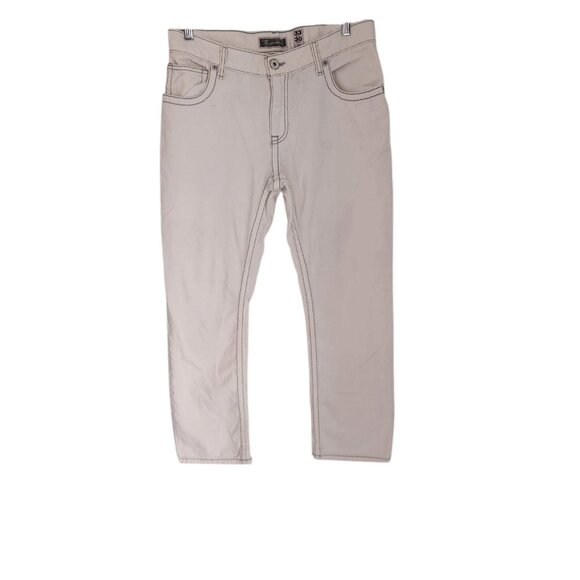 INC International Concepts Jeans Berlin Slim Straight White Wash Mens 33x30 EUC - Picture 1 of 12